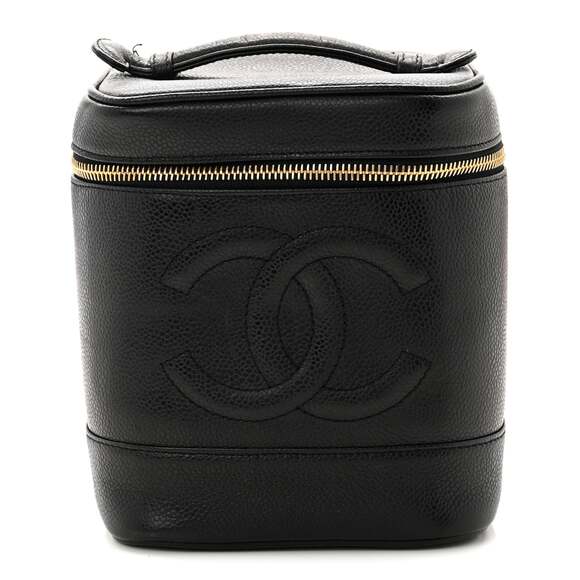 Chanel Tops - Chanel Caviar Vanity Cosmetic Case #236223C13B